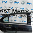 MERCEDES A-CLASS W176 DRIVER REAR DOOR OSR BLACK 2012-2018 COMPLETE FMD444
