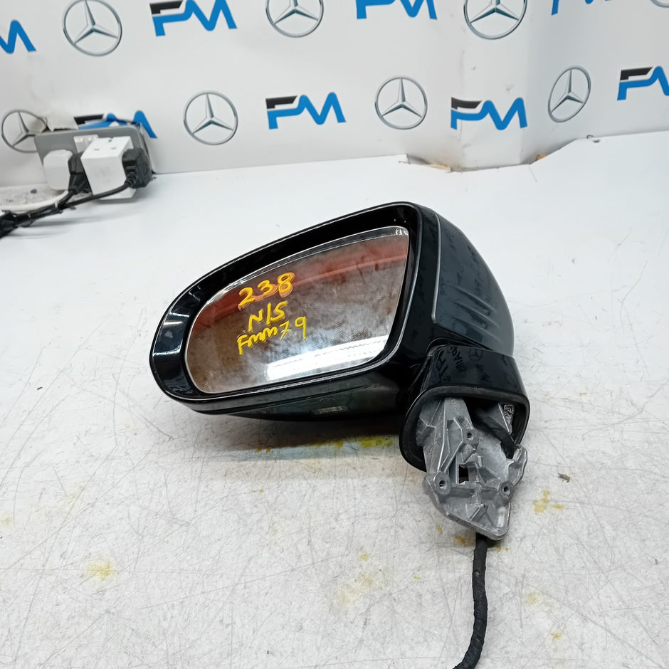 MERCEDES BENZ  E-CLASS W238 PASSENGER WING MIRROR NS GREY PL A2388101300 FMM79