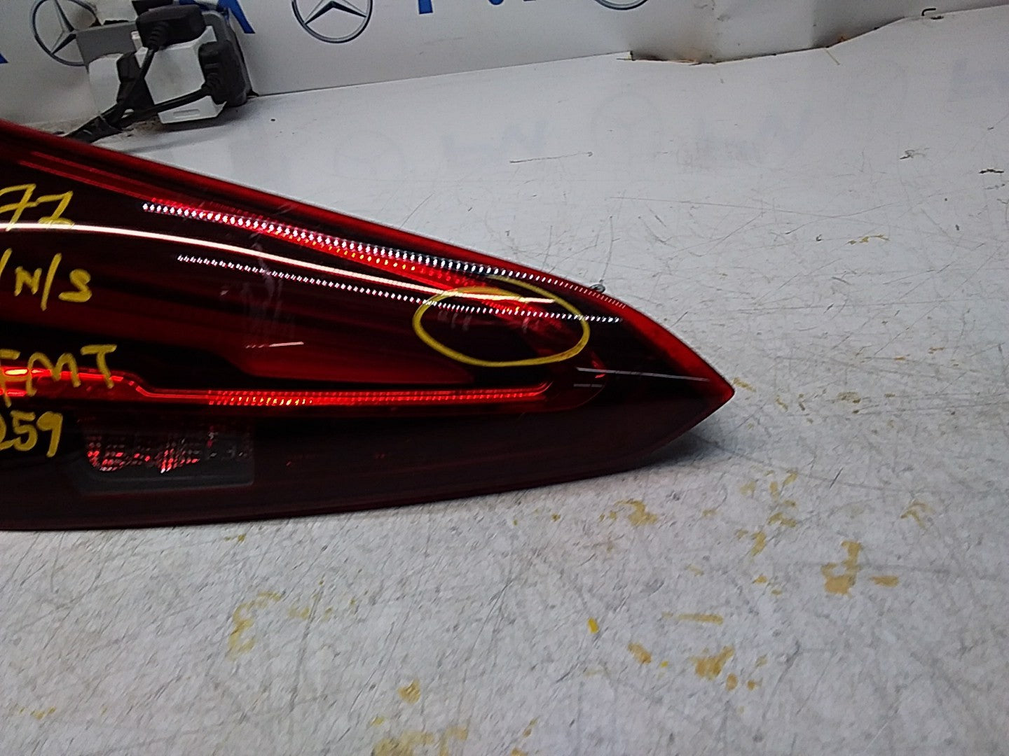 MERCEDES A-CLASS W177 PASSENGER LEFT NS REAR INNER TAIL LIGHT A1779062704 FMT259