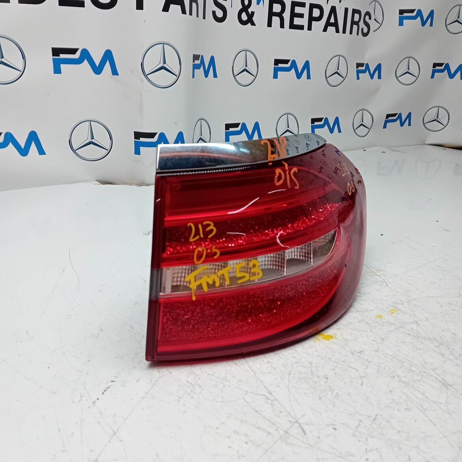 MERCEDES E-CLASS W213 REAR DRIVER O/S TAIL LIGHT FMT53