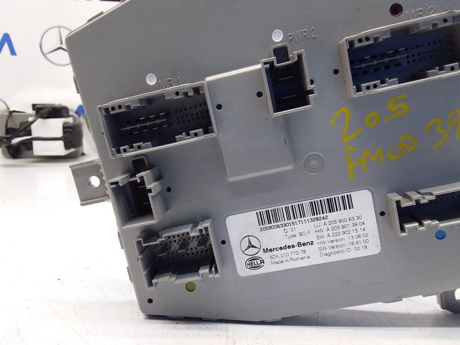 MERCEDES C-CLASS SAM CONTROL MODULE W205 A2059006330 FM00378