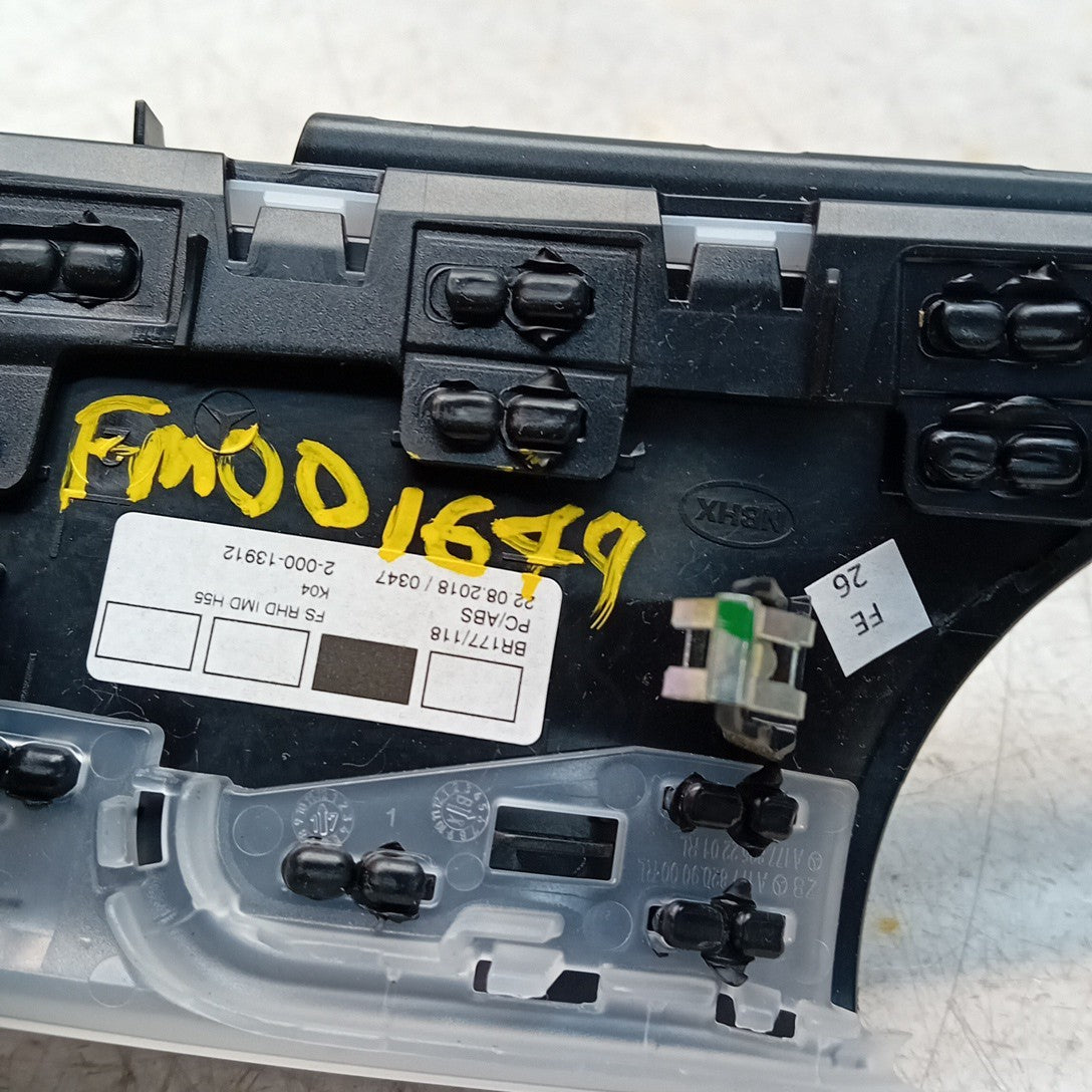 MERCEDES A-CLASS W177 ILLUMINAT2D RIGHT DASHBOARD TRIM A1776805803 FM001649