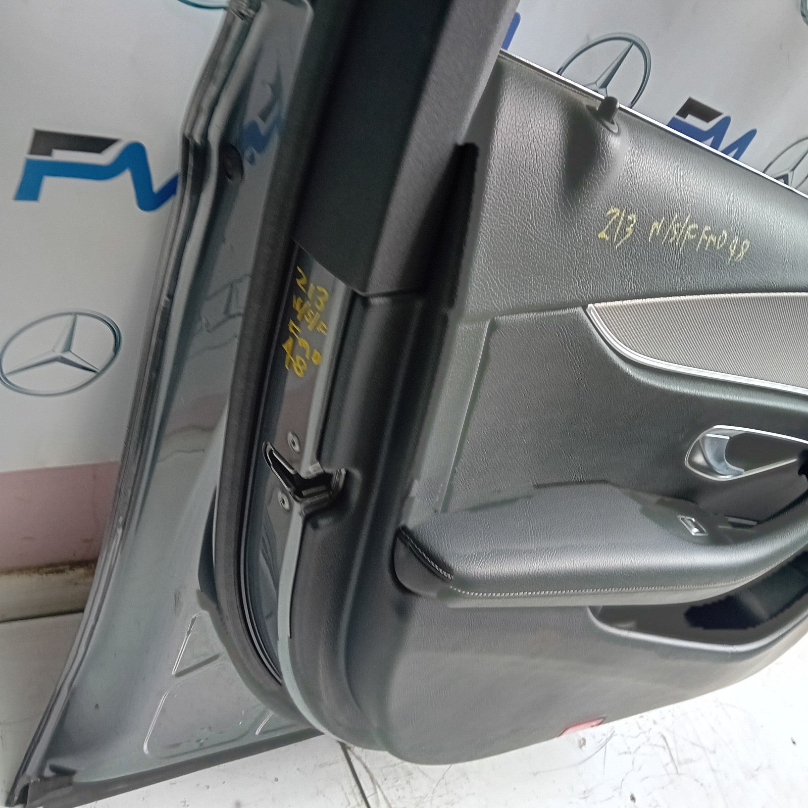 MERCEDES BENZ E-CLASS W213 PASSENGER SIDE FRONT DOOR N/S/F COMPLETE GREY FMD48