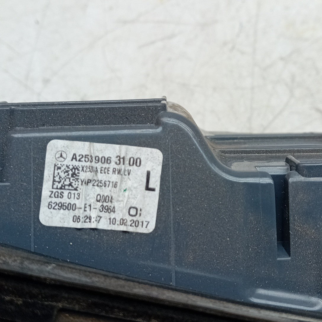MERCEDES GLC W253 PASSENGER LEFT INNER REAR TAIL LIGHT A2539063100 2017 FMT293