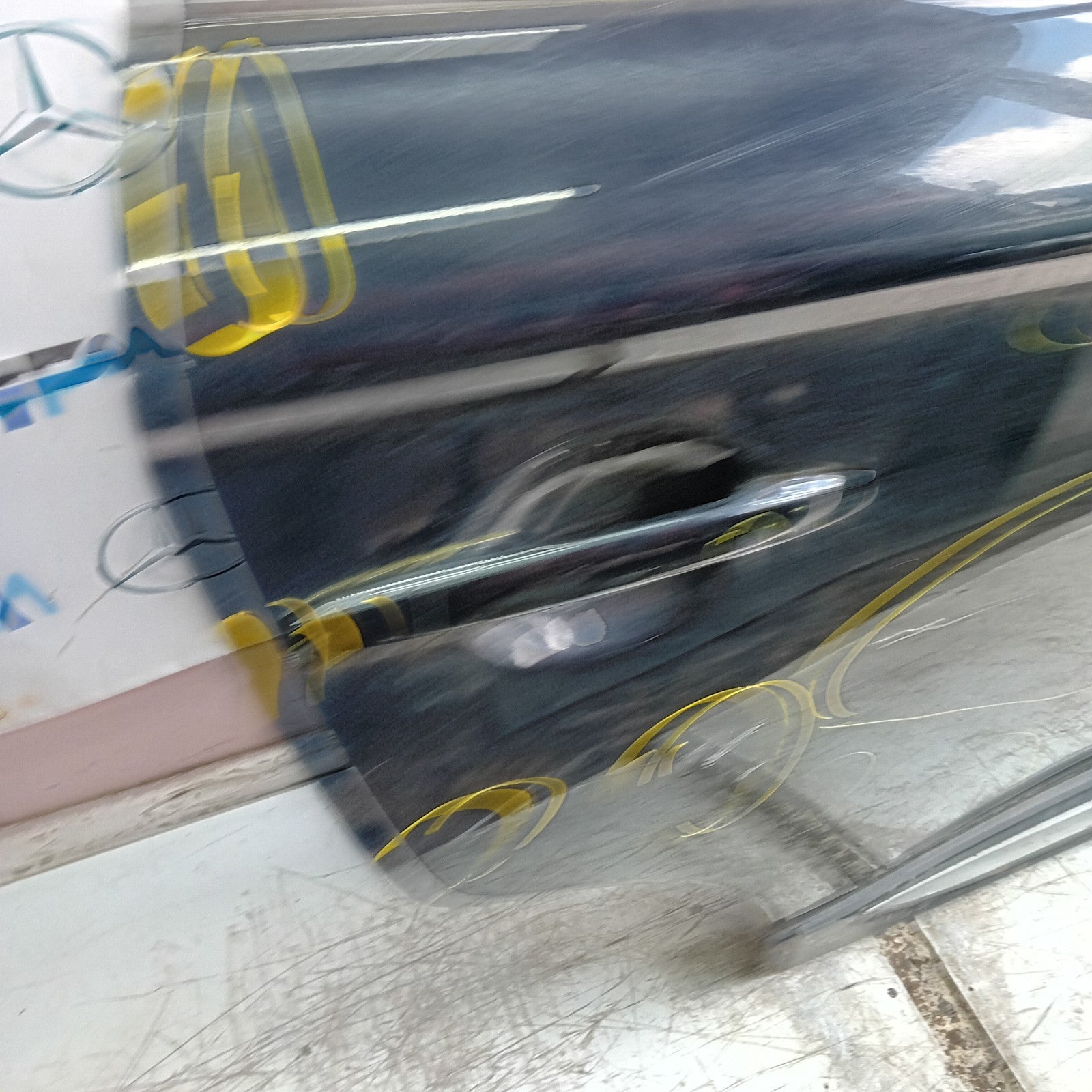 MITSUBISHI OUTLANDER MK3 DRIVER SIDE REAR DOOR OSR 2013 BLACK FMD419