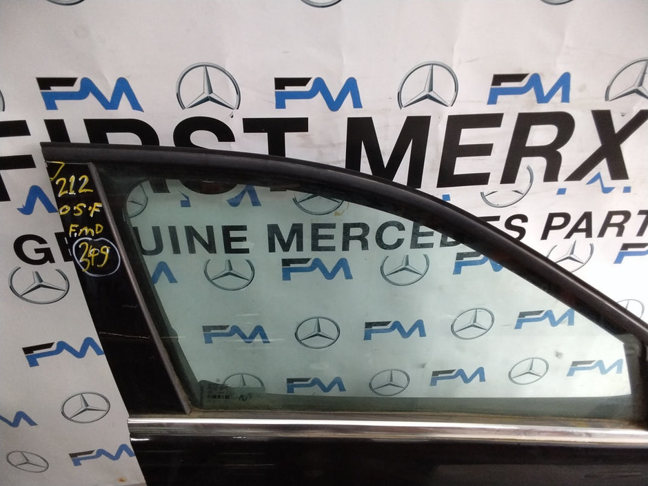 MERCEDES E-CLASS W212 SLN DRIVER FRONT DOOR OSR BLACK 2009-2016 COMPLETE FMD345