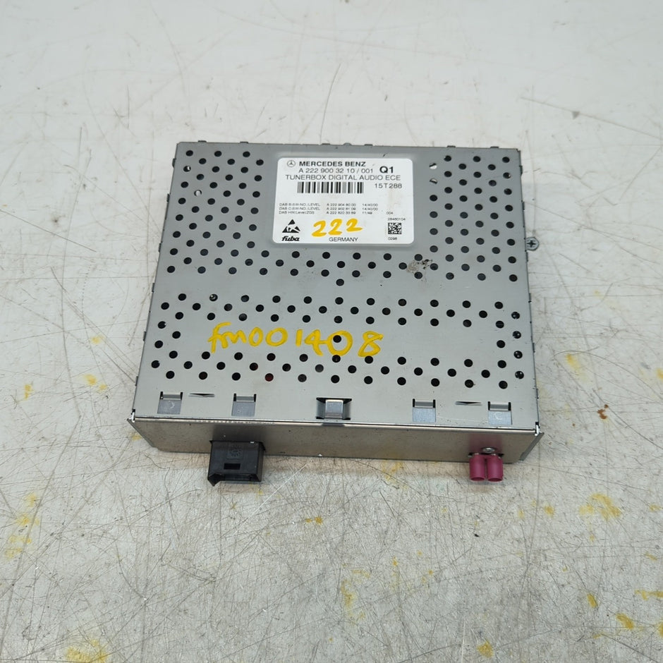 MERCEDES BENZ S-CLASS W222  2014-2021  RADIO TUNER BOX  A2229003210 FM001408