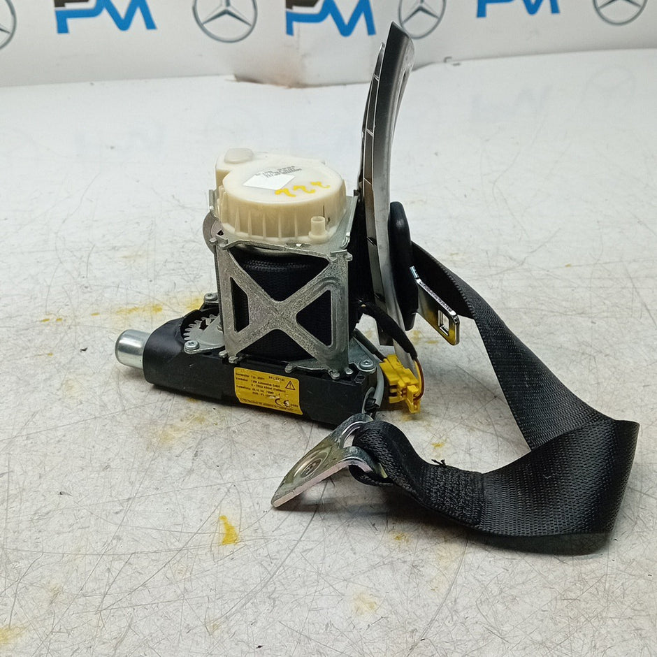 MERCEDES S-CLASS W222 DRIVER RIGHT SEAT BELT BLACK A2228600885 2015 FM001451