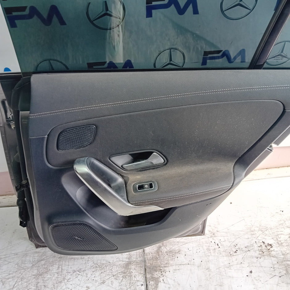 MERCEDES BENZ CLA C118 DRIVER REAR DOOR OSR GREY 2019 ON COMPLETE FMD201