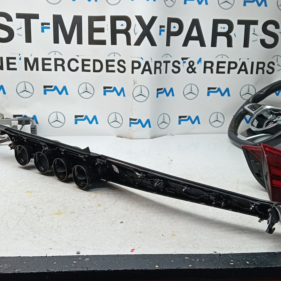MERCEDES E-CLASS DASHBOARD TRIM PANEL+ 4 AIRVENT+ ENGINE START BUTTON FM001297