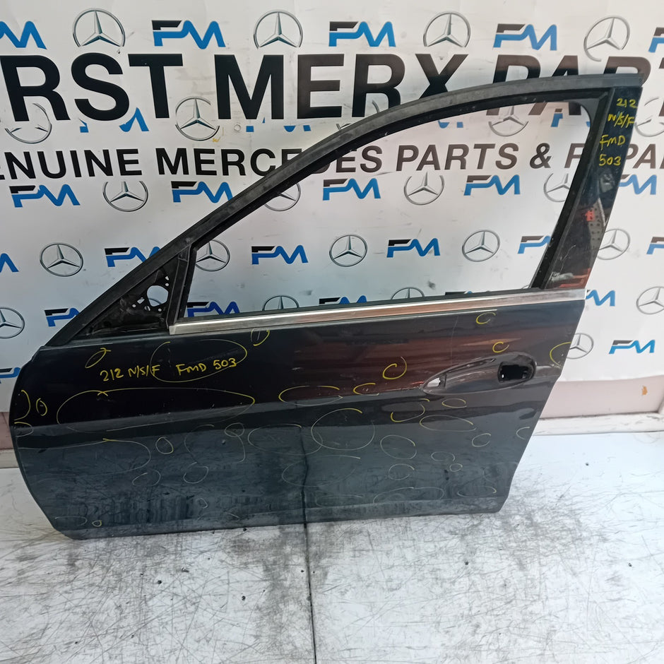 MERCEDES BENZ  E-CLASS W212 PASSENGER FRONT DOOR NSF 2015 GREY FMD503