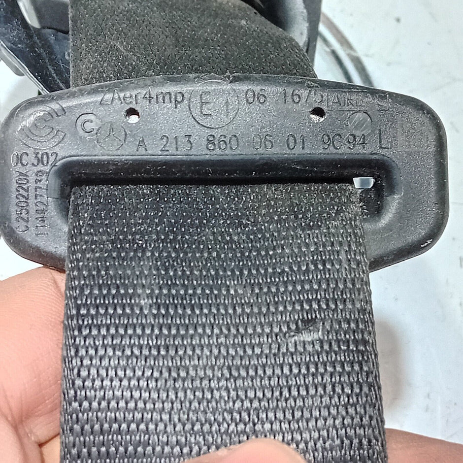 MERCEDES E CLASS W213 PASSENGER SIDE FRONT SEAT BELT GENUINE 2016-2020