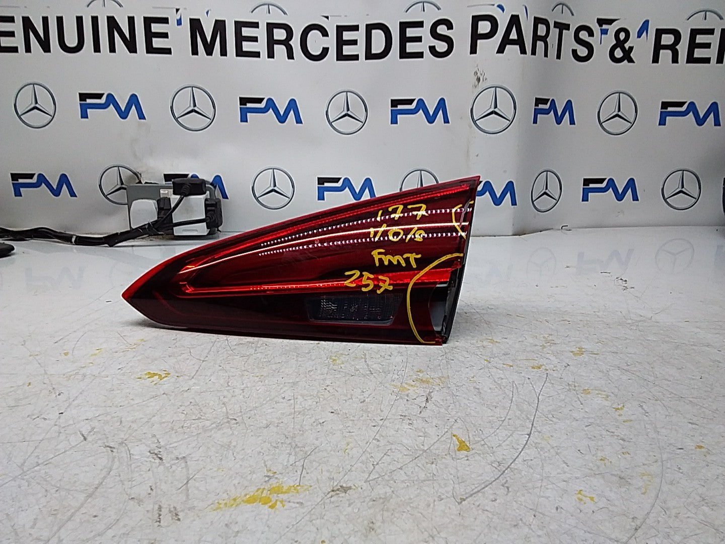 MERCEDES A-CLASS W177 DRIVER RIGHT OS REAR INNER TAIL LIGHT A1779062804 FMT257