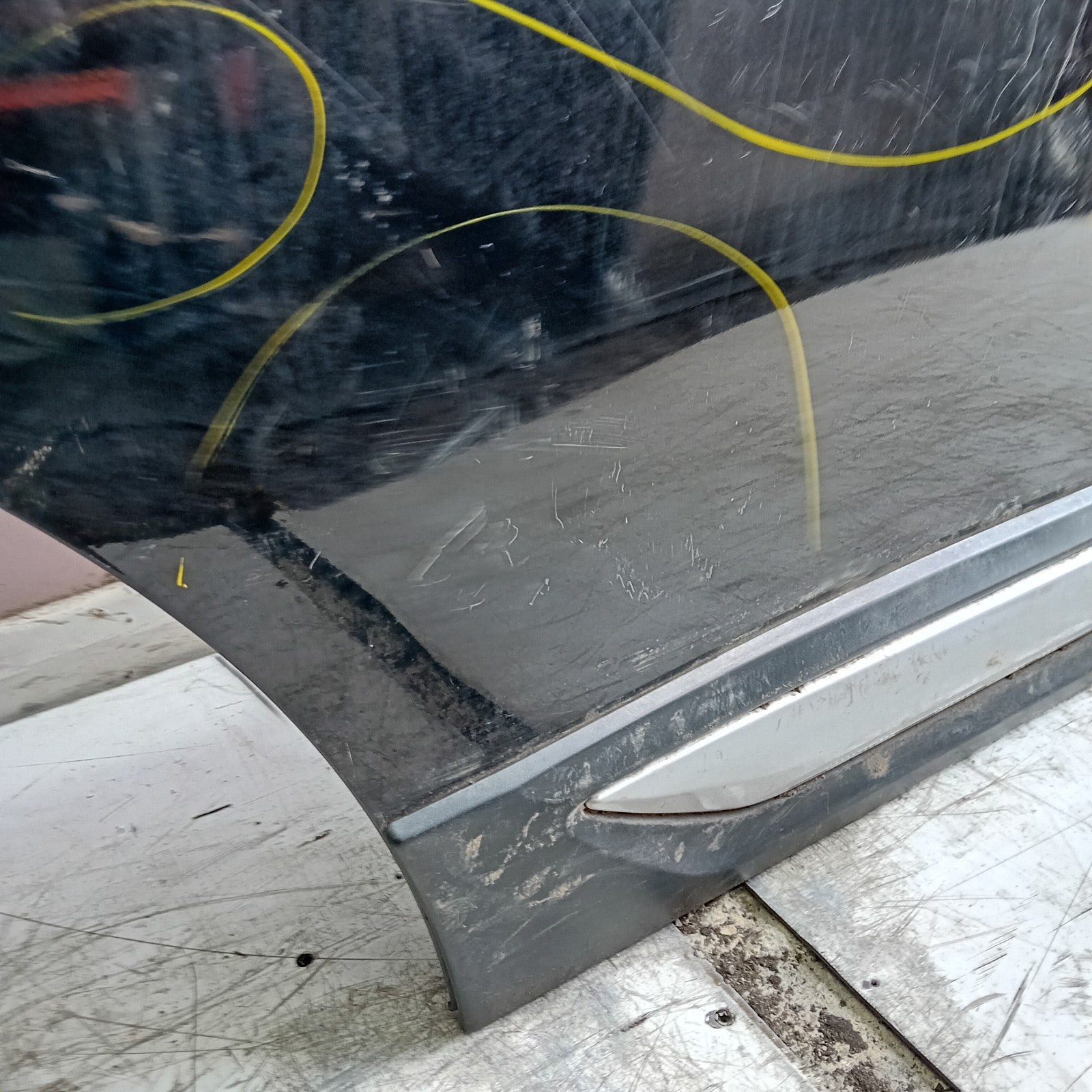 MITSUBISHI OUTLANDER MK3 DRIVER SIDE REAR DOOR OSR 2013 BLACK FMD419