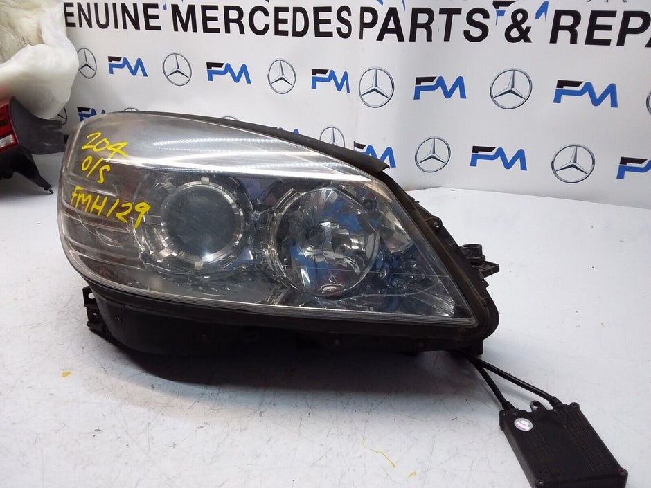 2008 MERCEDES C-CLASS W204 HEADLIGHT DRIVER OS A2048208661 FMH129