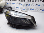 2013 MERCEDES A-CLASS W176 HEADLIGHT DRIVER SIDE OS A1768200461 FMH117 (Damaged)