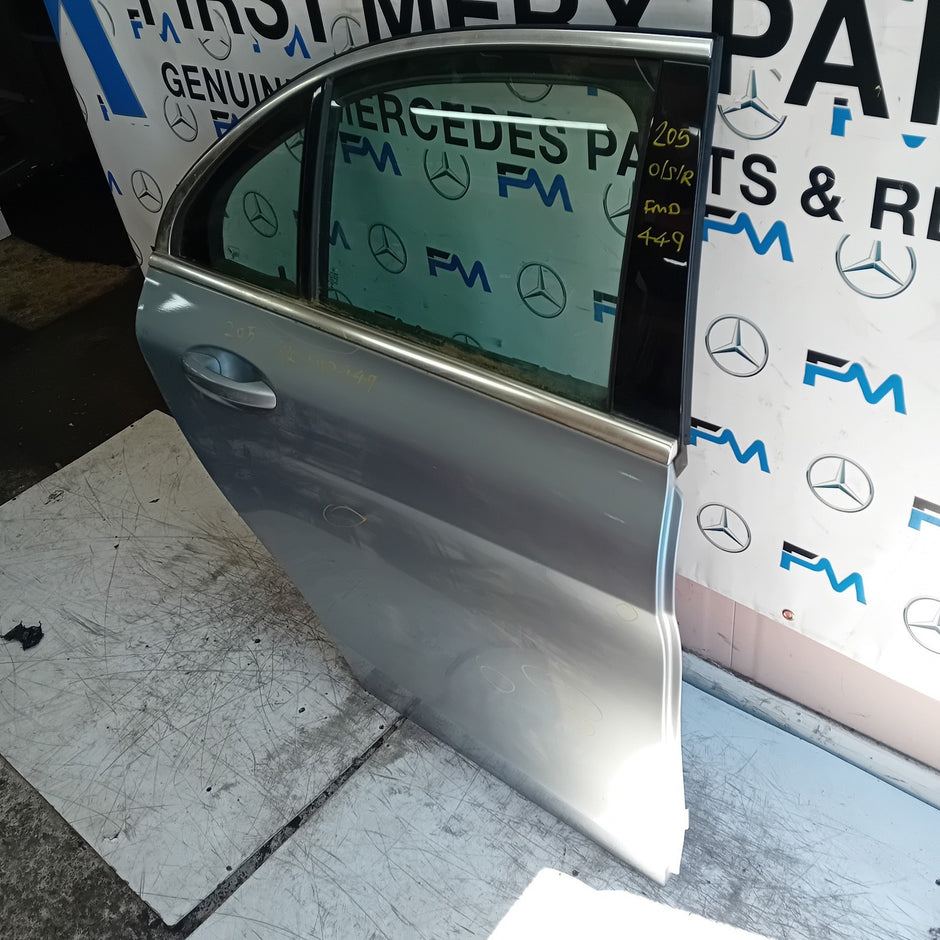 MERCEDES C-CLASS W205 SLN DRIVER REAR DOOR OSR 2014 ON COMPLETE FMD449