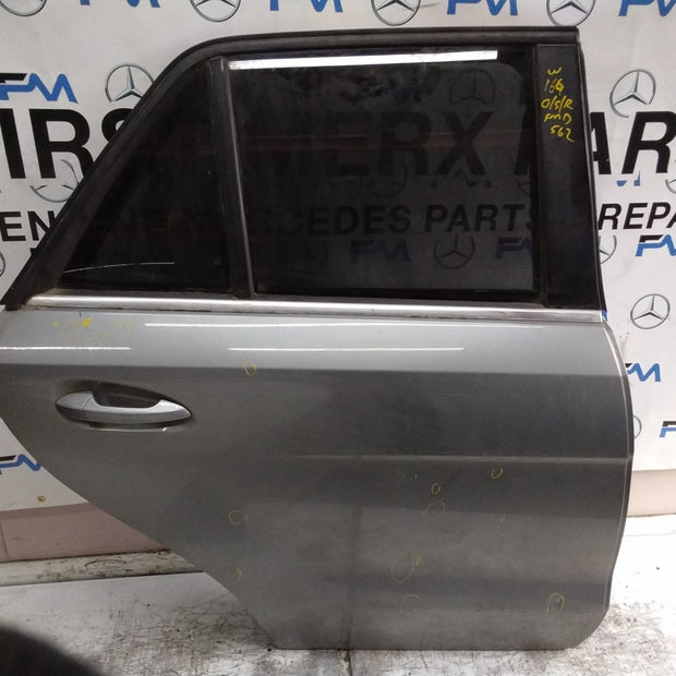 MERCEDES GLE W166  DRIVER REAR DOOR OSR GREY 2015- 2019 COMPLETE FMD562