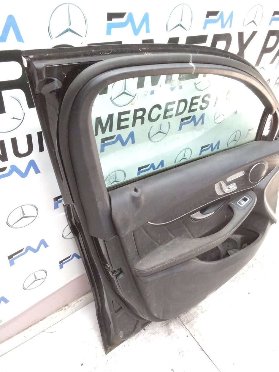 MERCEDES BENZ GLC X253 PASSENGER FRONT DOOR NSF BLACK 2016 ON COMPLETE FMD316
