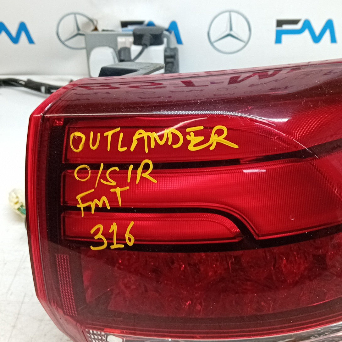 MITSUBISHI OUTLANDER MK3 DRIVER REAR OUTER TAIL LIGHT OSR 2014 FMT316