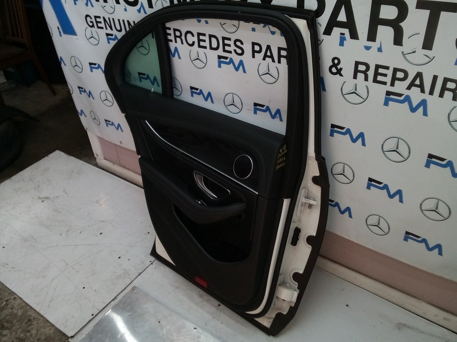 MERCEDES E CLASS W213 SALOON PASSENGER REAR DOOR (NEAR SIDE REAR) WHITE FMD22