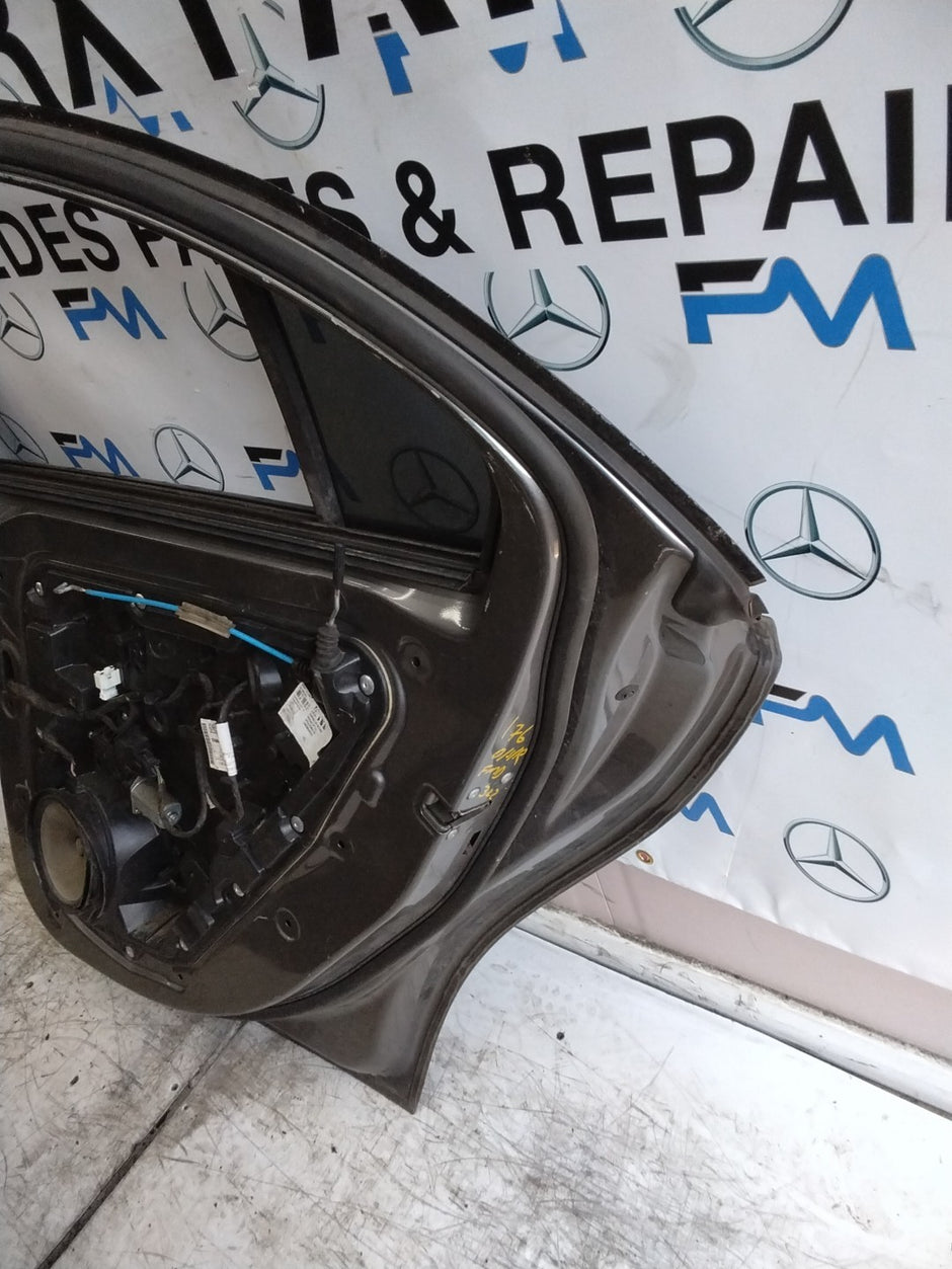 MERCEDES BENZ A-CLASS W176 SLN DRIVER REAR DOOR OSR GREY 2012-2018 FMD322