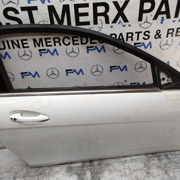 MERCEDES C-CLASS W204 SLN DRIVER FRONT DOOR OSF WHITE 2008-14 COMPLETE FMD544