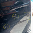 MITSUBISHI OUTLANDER MK3 PASSENGER SIDE FRONT DOOR BLACK 2013 FMD174