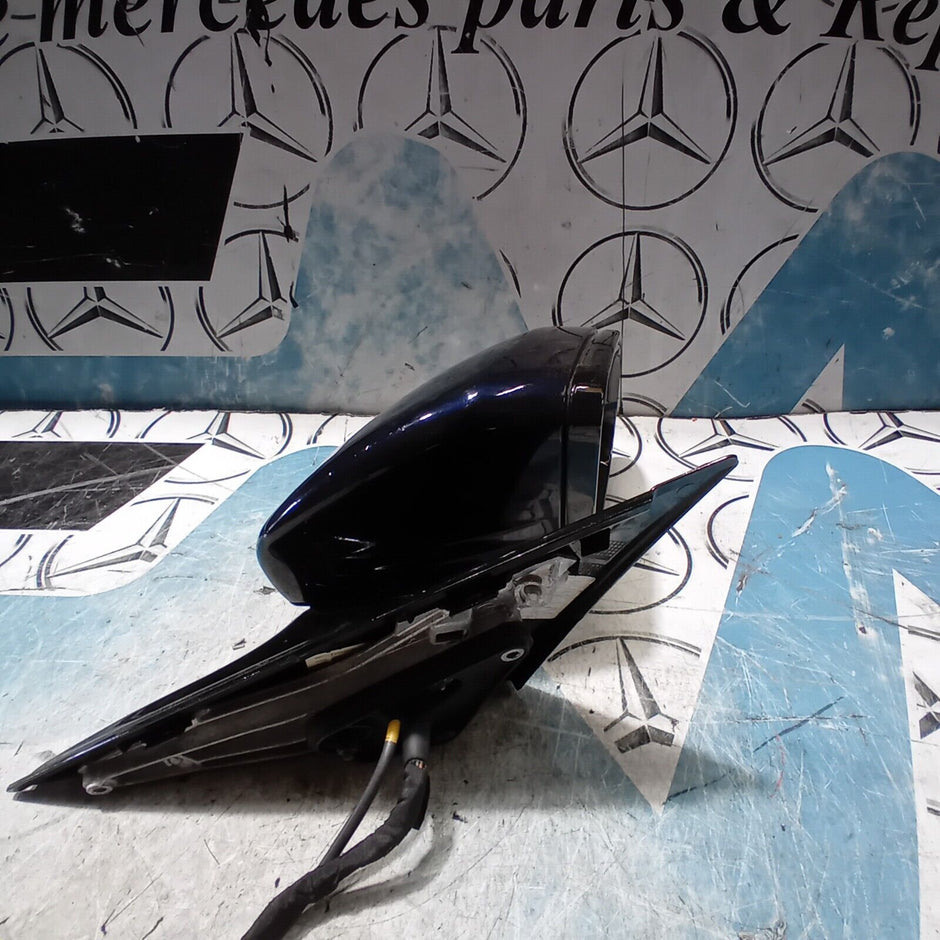 2017-2021 MERCEDES S CLASS W222 DRIVER SIDE POWER FOLD WING MIRROR BLUE