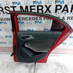 MERCEDES A-CLASS W176 DRIVER REAR DOOR OSR 2015 RED COMPLETE FMD502
