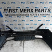 MERCEDES E-CLASS W213 SALOON REAR BUMPER BLACK 2016 A2138850001 FMX78 (DAMAGE)