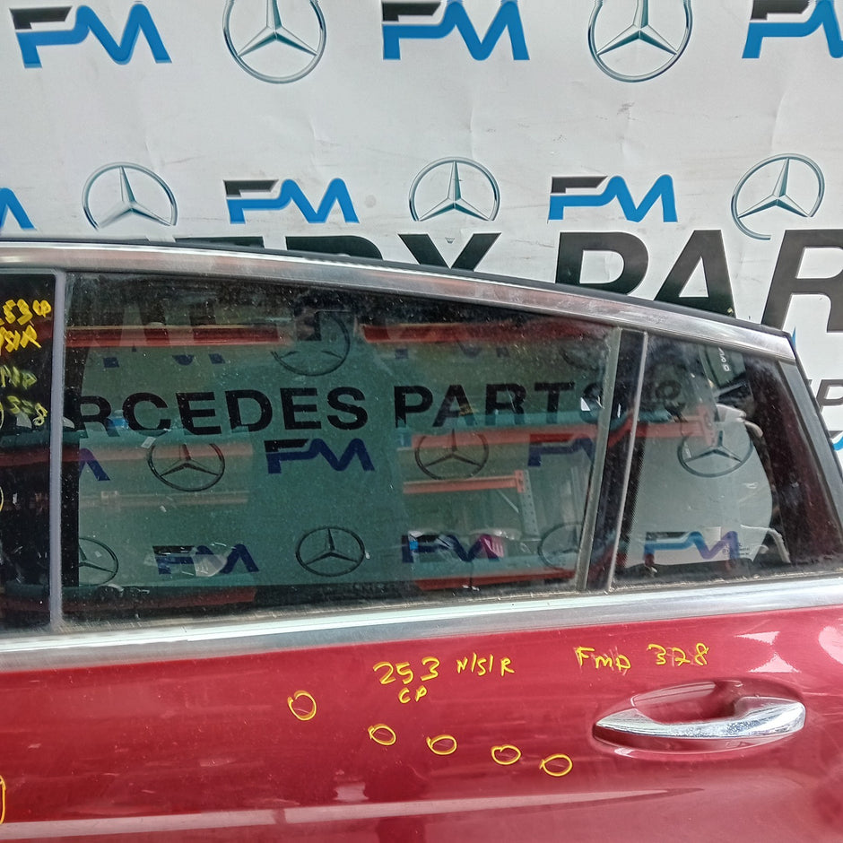 MERCEDES GLC X253 CP PASSENGER REAR DOOR NSR RED 2016 ON COMPLETE FMD378