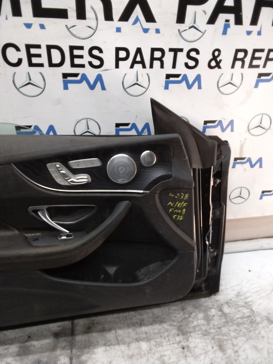 MERCEDES E-CLASS W238  PASSENGER FRONT DOOR NSF BLACK 2017 ONWARDS COMPLT FMD538