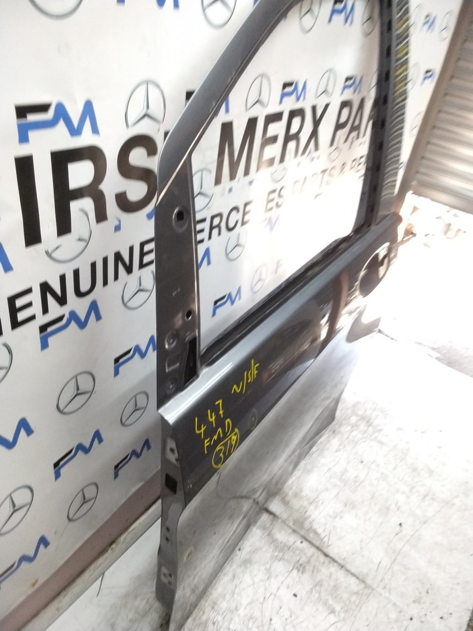 MERCEDES BENZ VITO W447 PASSENGER SIDE FRONT DOOR NSF GREY 2014 ON FMD319
