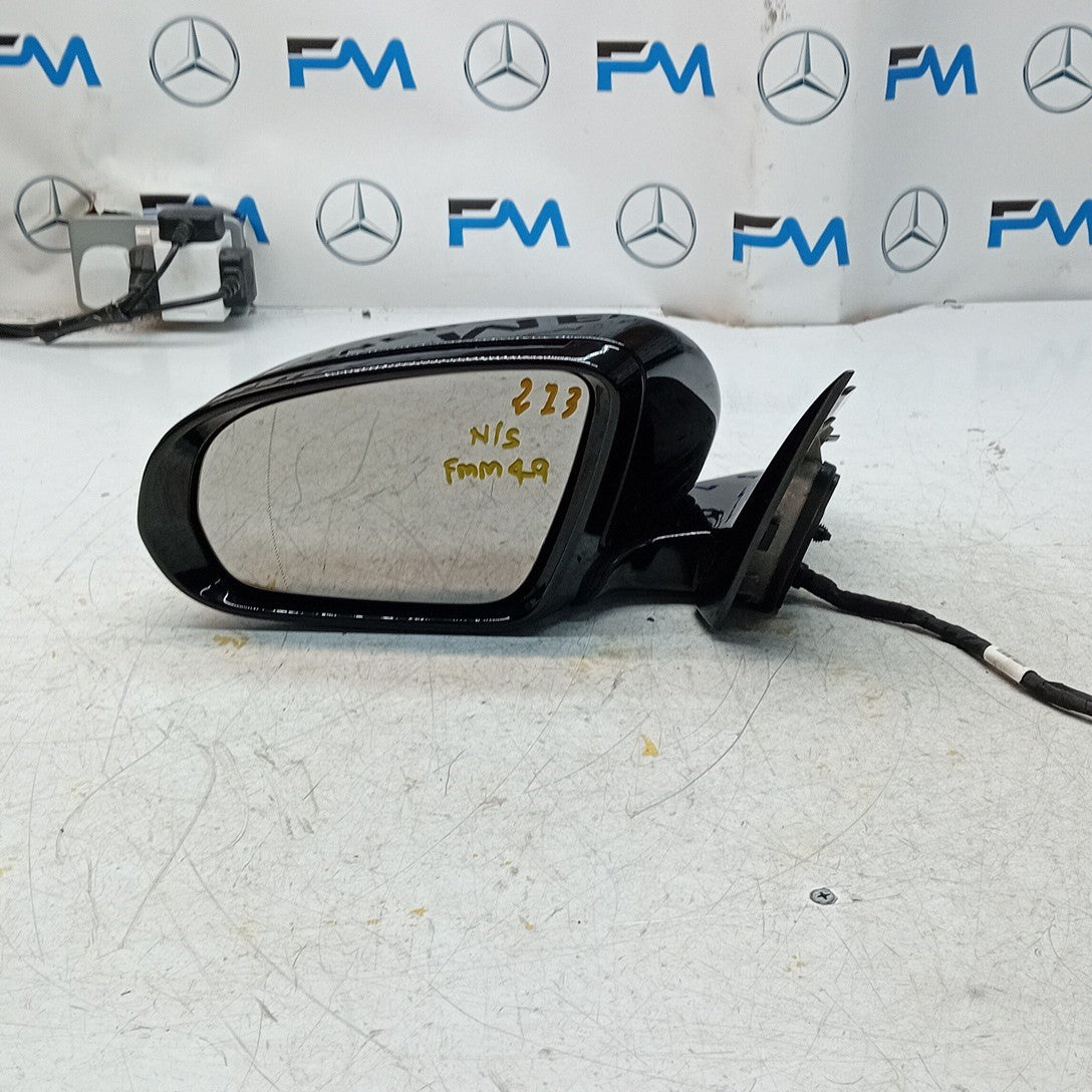 MERCEDES E-CLASS W213 PASSENGER SIDE WING MIRROR BLACK A2138102500 PL 2016 FMM49