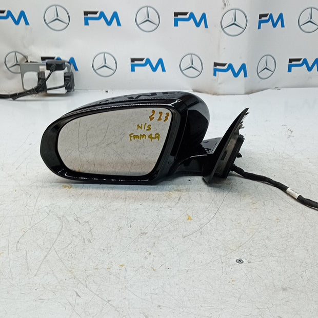 MERCEDES E-CLASS W213 PASSENGER SIDE WING MIRROR BLACK A2138102500 PL 2016 FMM49