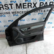 MERCEDES BENZ C-CLASS W204  DRIVER FRONT DOOR OSF BLACK 2009-14 COMPLETE FMD235