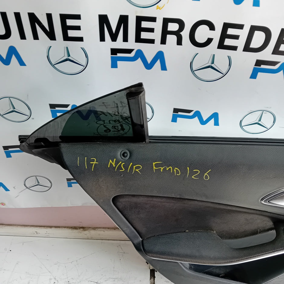 MERCEDES BENZ CLA W117 PASSENGER SIDE RESR DOOR N/S/R WHITE FMD126