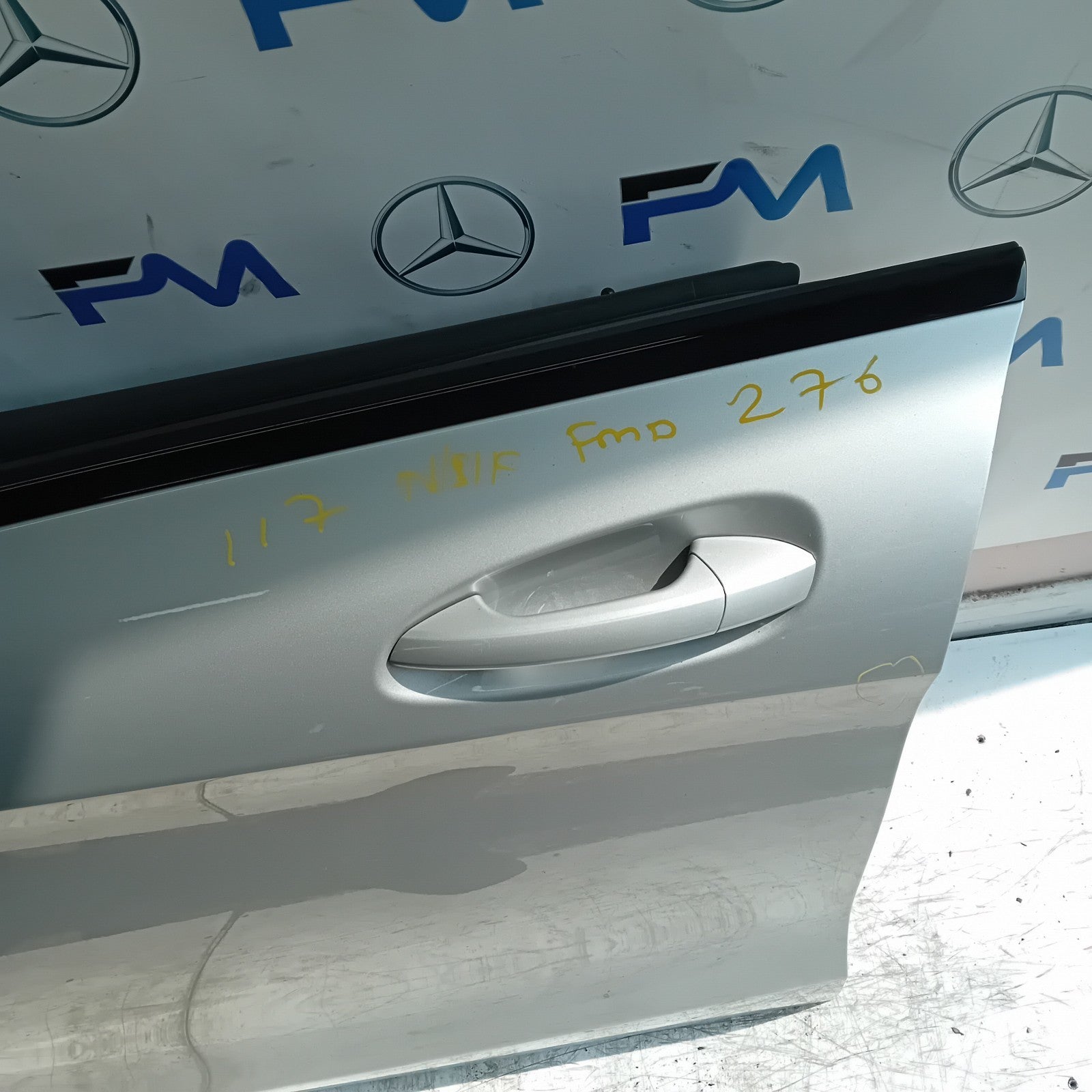 MERCEDES CLA W117 PASSENGER FRONT DOOR NSF 2013-19 SILVER COMPLETE FMD276(1)*