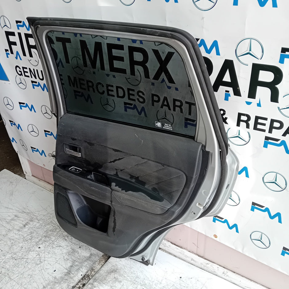 MITSUBISHI OUTLANDER MK3 DRIVER SIDE REAR DOOR OSR 2013 SILVER FMD416