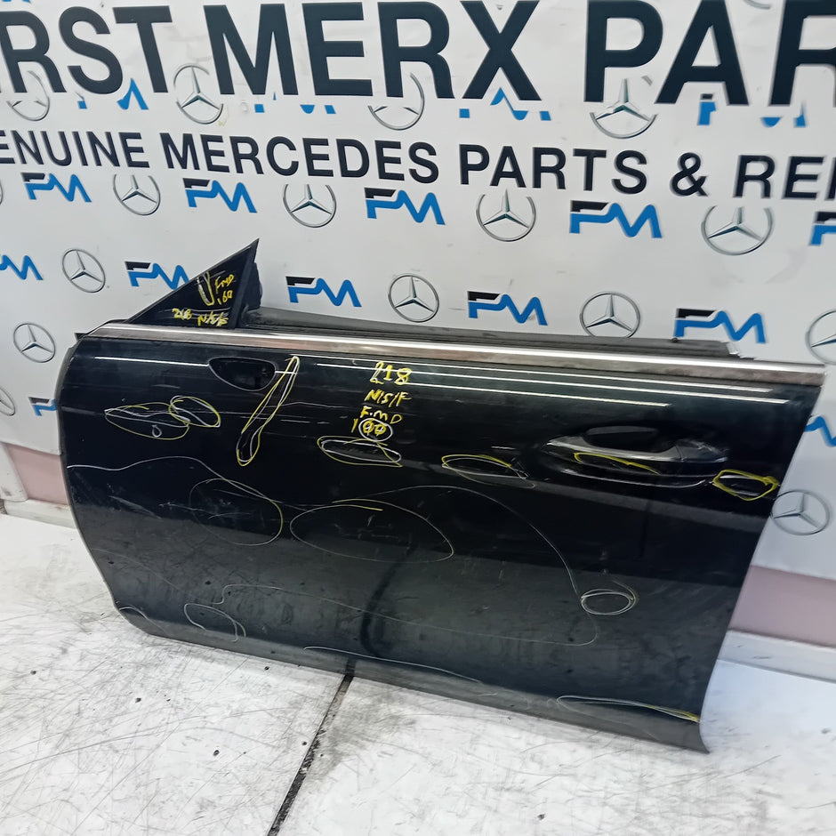 MERCEDES CLS W218 COUPE PASSENGER FRONT DOOR N/S/F BLACK 2011-17 COMPLETE FMD160