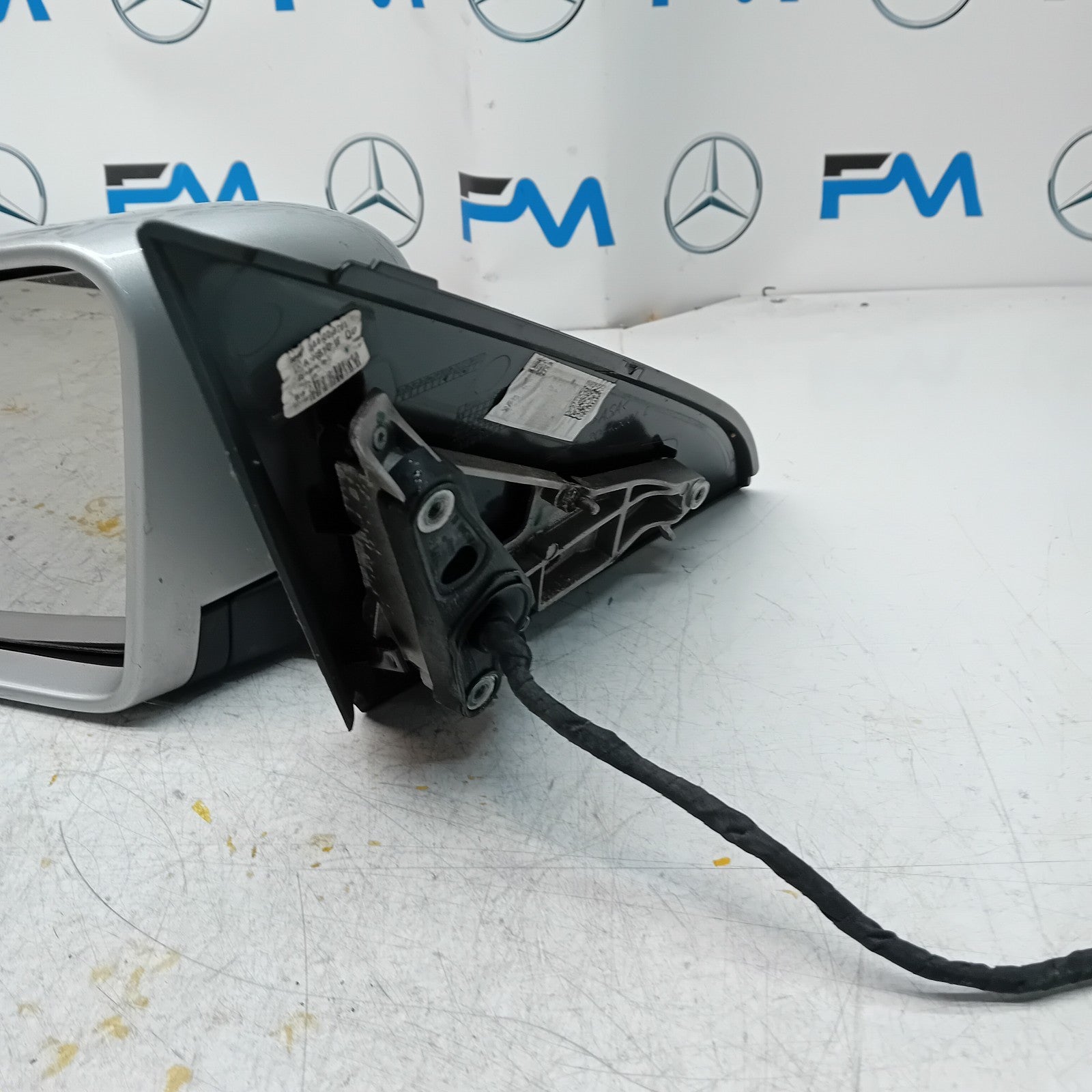 MERCEDES A-CLASS  W176 PASSENGER SIDE WING MIRROR A1768100116 SILVER FMM38
