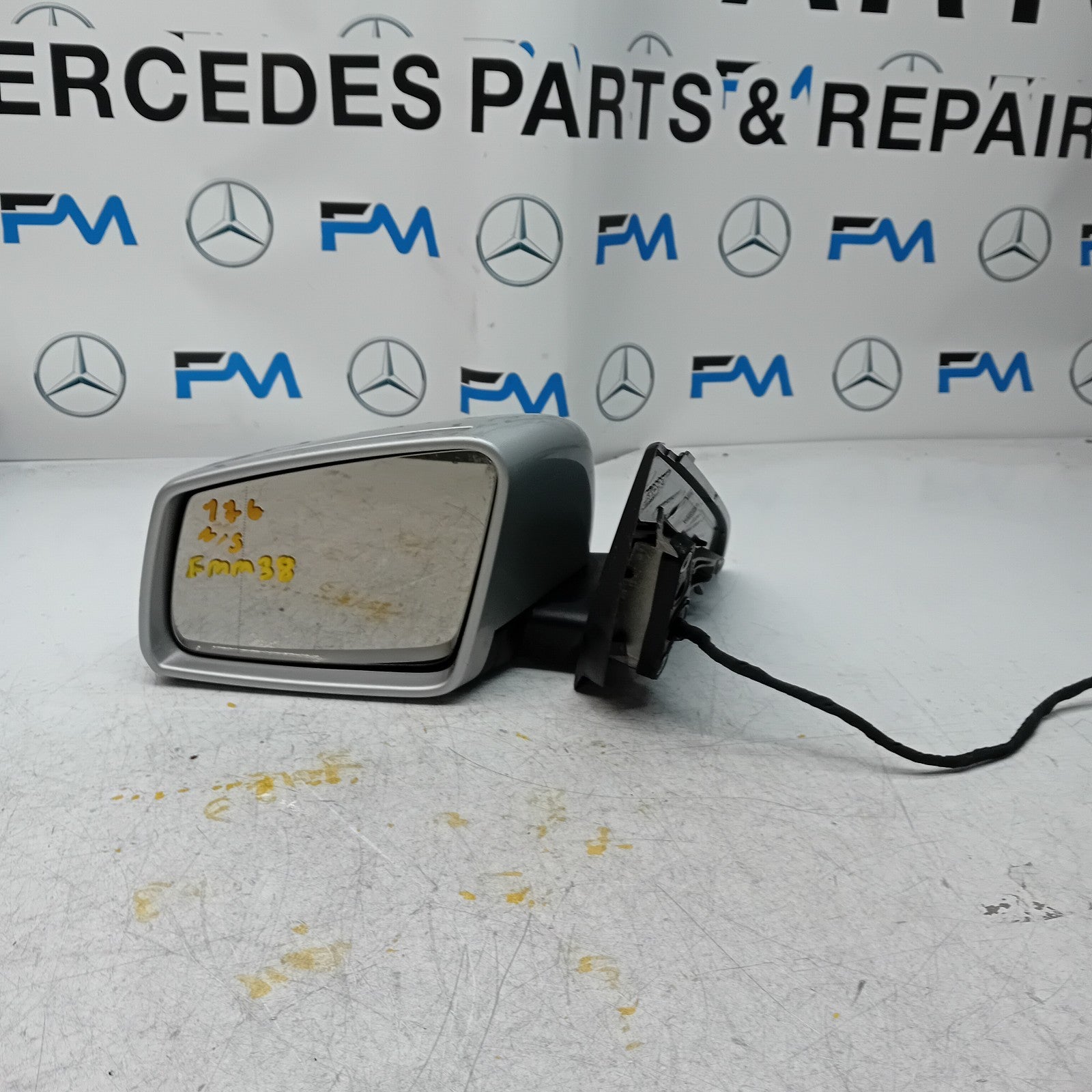 MERCEDES A-CLASS  W176 PASSENGER SIDE WING MIRROR A1768100116 SILVER FMM38