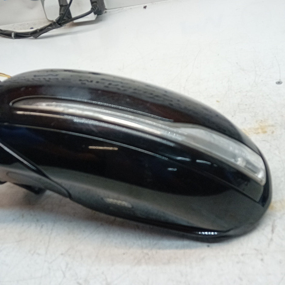 MERCEDES S-CLASS W222 PASSENGER WING MIRROR NS BLACK A2228101516 2014 PL FMM55