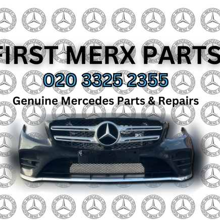MERCEDES GLC COUPE X253 COMPLETE FRONT BUMPER 2017-2019 MODEL (BLACK)