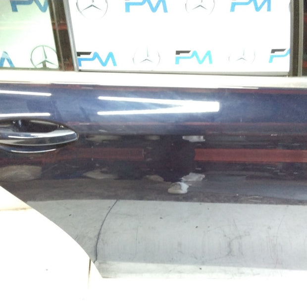 MERCEDES BENZ  E-CLASS W213 DRIVER SIDE REAR DOOR O/S/R COMPLETE BLUE FMD90