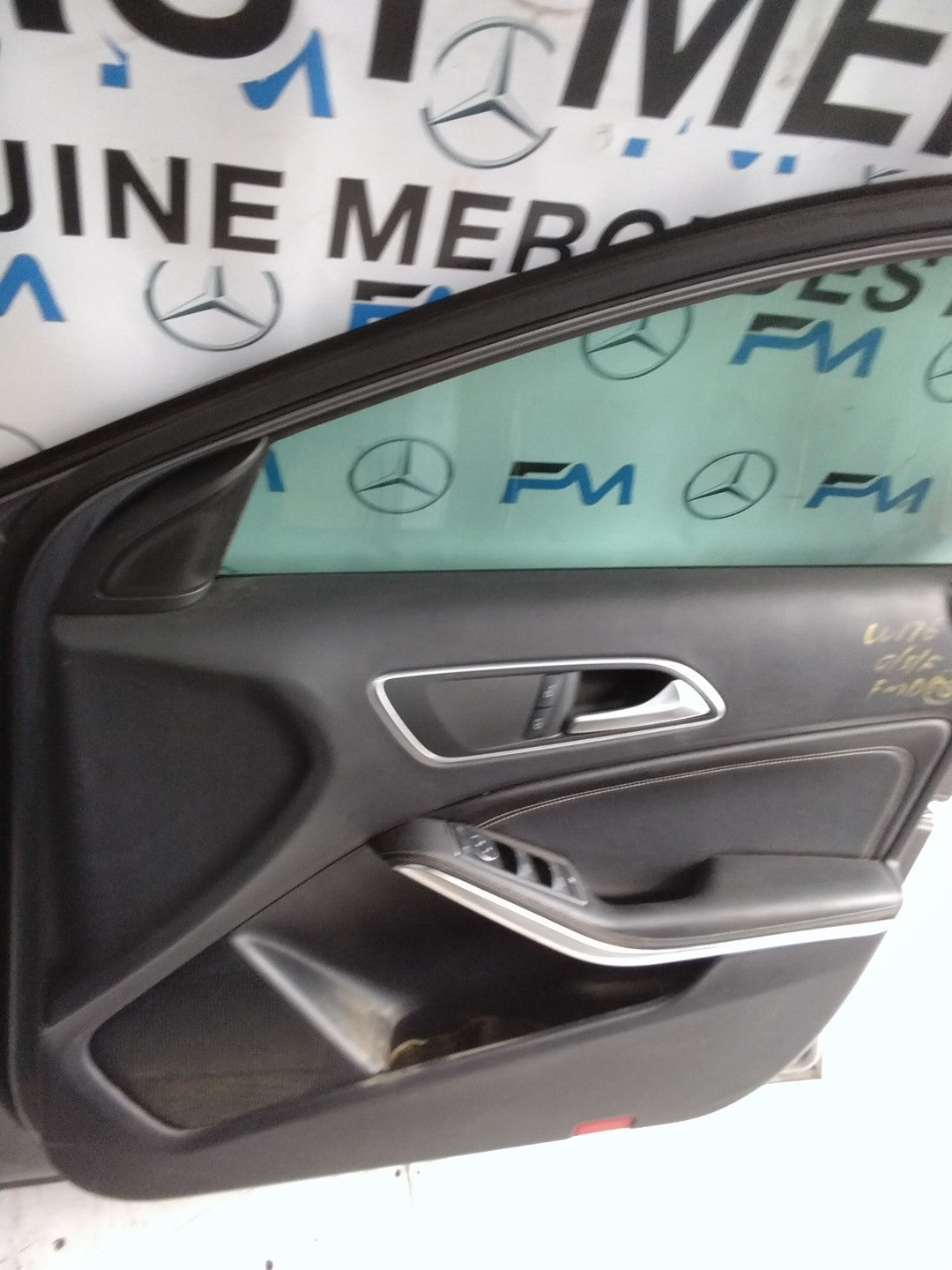 MERCEDES BENZ  A-CLASS W176 DRIVER SIDE FRONT DOOR O/S/F COMPLETE GREY FMD56