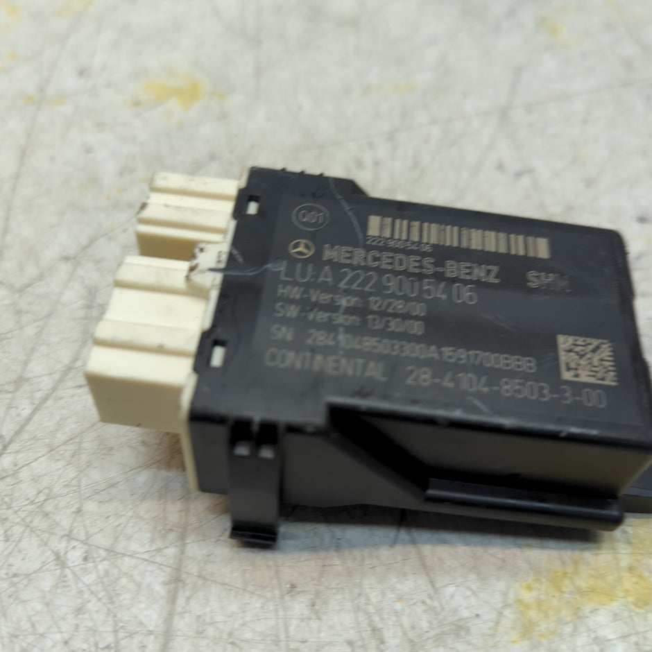 MERCEDES S CLASS W222 SEAT HEATING CONTROL MODULE A2229005406 FM001419