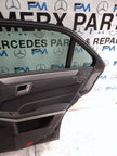 MERCEDES E-CLASS W212 DRIVER REAR DOOR OSR BLACK 2009-16 COMPLETE FMD343