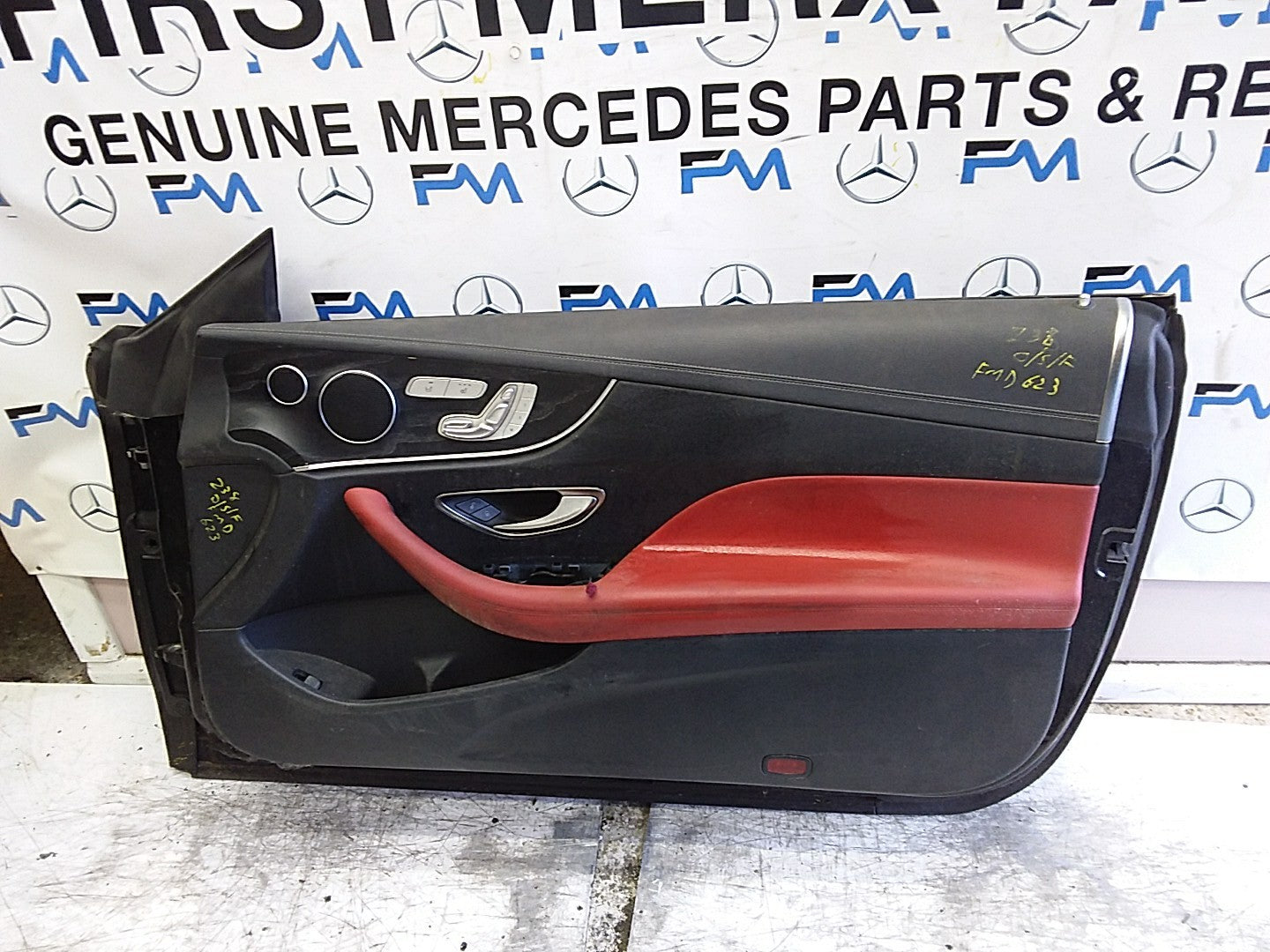 MERCEDES E-CLASS C238  COUPE DRIVER FRONT DOOR OSF BLACK 2016 ONWARDS FMD623